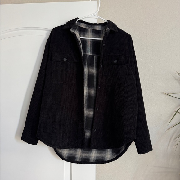 Thread and Supply reversible corduroy shacket - Picture 4 of 4